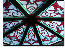 Stained Glass Over The Atrium